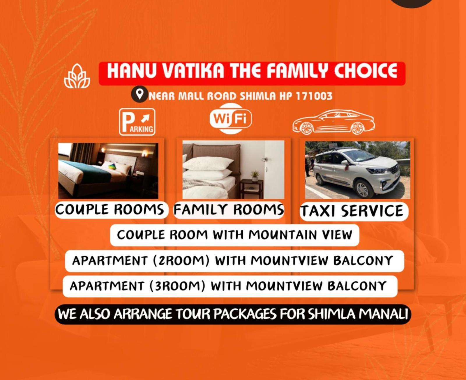 Hanu Vatika The Family Choice Shimla Esterno foto